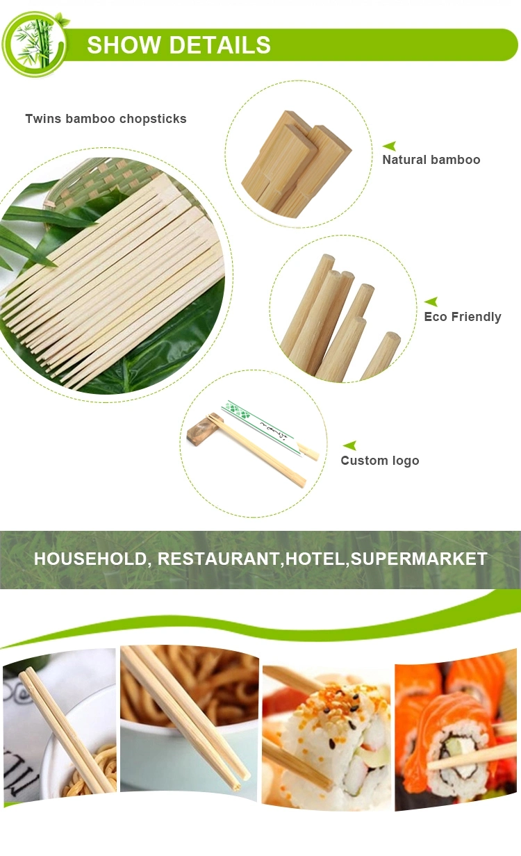 Wholesale Disposable Bamboo Chopsticks From China with Customers Logo Wholesale Market