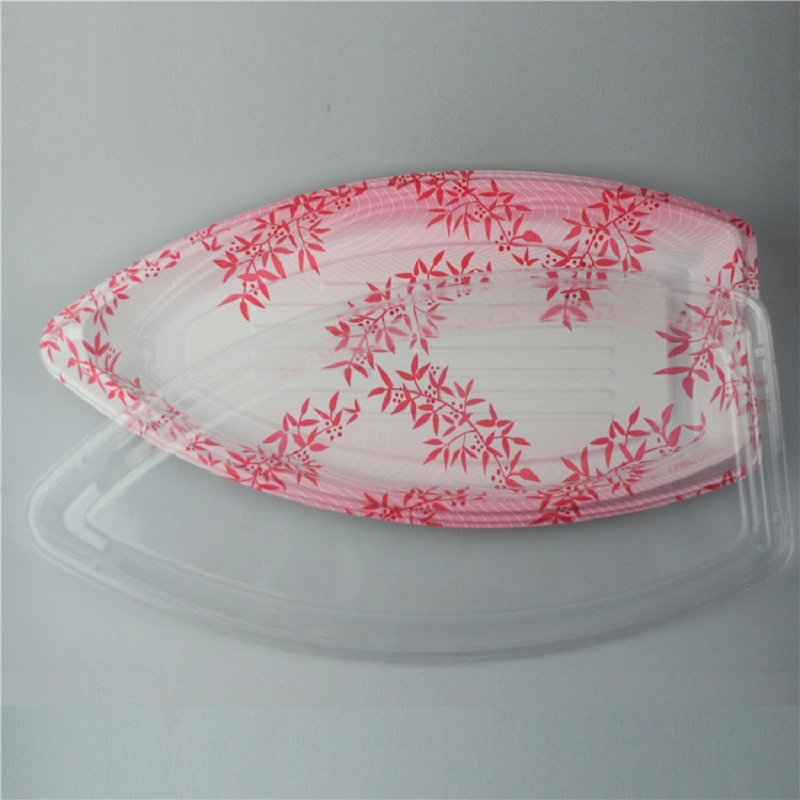 Disposable Large Plastic Sushi Boat Tray Sushi Boat for Japan Food Sale in Fashion Design Hot Sale