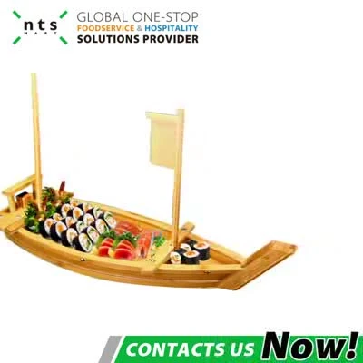 Контейнер для подачи еды Деревянная лодка для суши